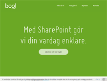 Tablet Screenshot of bool.se